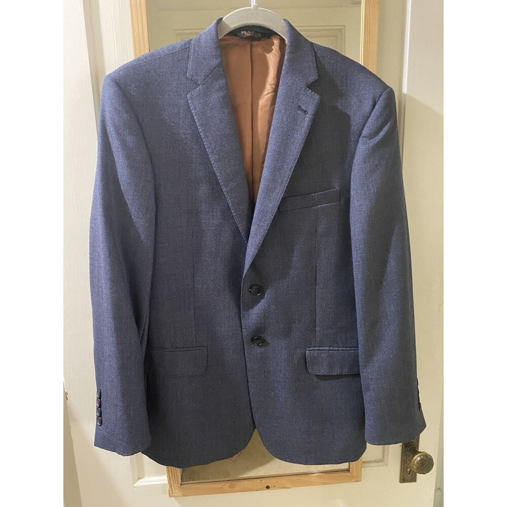 Jos A Bank Joseph Navy Suit Jacket 100% Wool Men’s Size 38 Short Slim Fit
